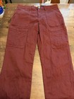 Women's Democracy AB Technology Size 12   Burgundy/Brick Red Cargo Pocket Pants — photo 1