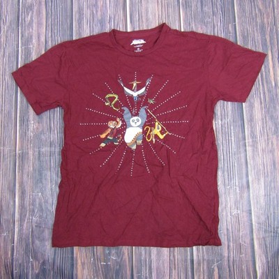 Kung Fu Panda Shirt Mens Small Red DreamWorks BoxLunch Five Masters Tee 2024
