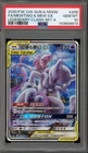 Pokemon Mewtwo & Mew GX Legendary Clash Set A CHINESE Full Art #208 PSA 10