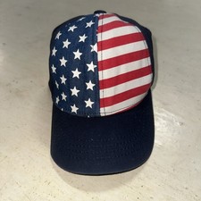 American Flag Youth Kids Boy Girl Red White Blue Snapback Cap USA Hat Patriotic