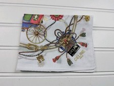 Celine Paris Cotton Carriage Handkerchief Neckerchief Bandana Scarf