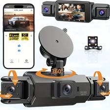 Dashcam 4 Channel Wifi Car DVR Camera 360  Front Left Right Rear Parking Monitor