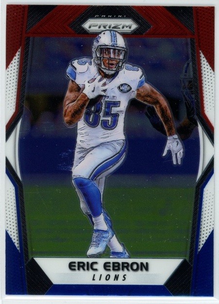 Eric Ebron 2017 Panini Prizm #2 Detroit Lions Prizm Red, White and Blue