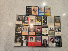 CASSETTE TAPE LOT-1970'S-80'S- LOT OF 25 -CSNY RONSTADT BELAFONTE ROD STEWART