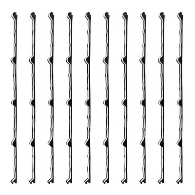 9 in Classic Rib Profile Foam Closure Strips with Self-Adhesive for Metal Roofin