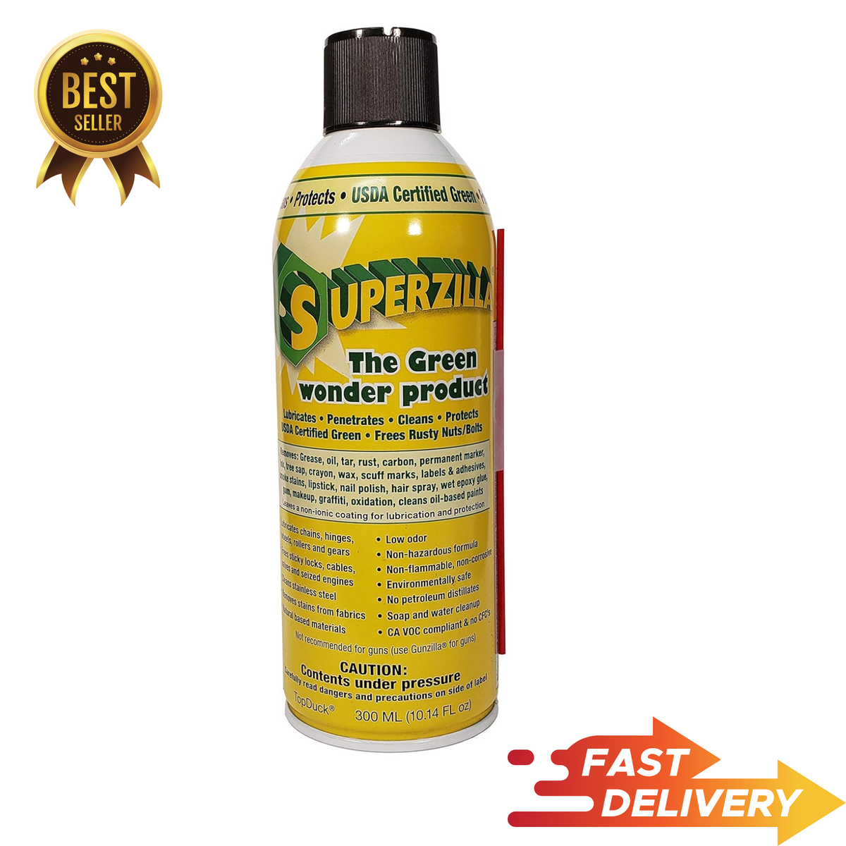 Superzilla Green Wonder - Rust Remover, Cleaner, Lubricant & Penetrating Oil