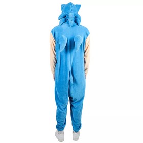 Sonic the Hedgehog Cosplay Union Suit Pajamas One Piece Halloween Costume 2X XXL