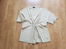 ESCADA Kurzarmpulli 100 Kaschmir oversize beige Gr. XL /XXL w.NEU/OVP 398 Euro