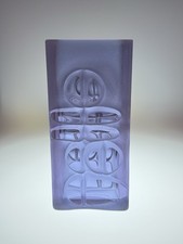 Peill & Putzler Alexandritglas Blockvase Vase Horst Tünselmann Neodym 1960er