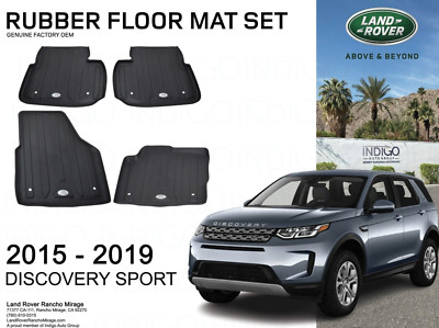 2015-2019 LAND ROVER RUBBER FLOOR MATS DISCOVERY SPORT VPLCS0281 FACTORY OEM