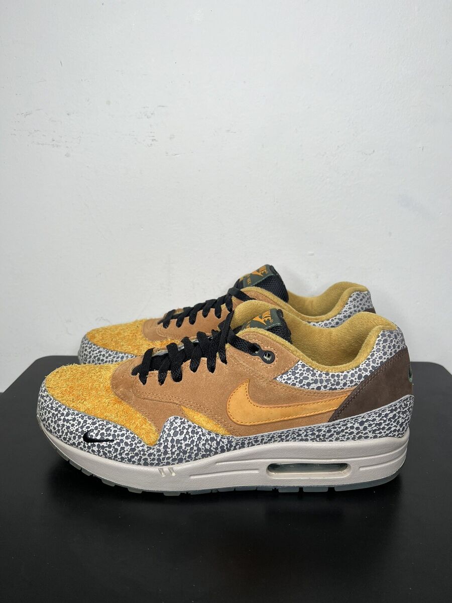 NIKE AIR MAX 1 PREMIUM QS SAFARI Atmos Supreme Sz 11 AM 98 NIKE AIR MAX 1 PREMIUM QS SAFARI Atmos Supreme Sz 11 AM 98