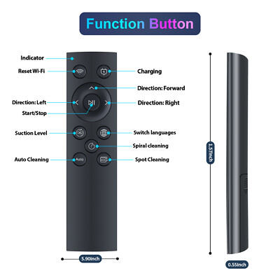 For AIRROBO P20 Robot Vacuum Cleaner Replacement Remote Control