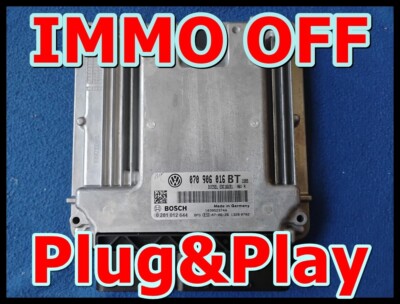 VW Touareg 2.5 TDI IMMO OFF/PLUG&PLAY 0281012644   070906016BT DEU-2 Arbeitstage