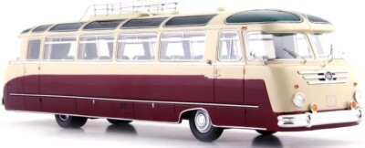 Autocult Maßstab 1:43 Kraus Maffei KML 110 rot elfenbein Bus Die Cast