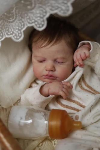 Reborn Baby Dolls Silicone Full Body 20 Inch Waterproof Realistic Newborn Baby - Picture 2 of 7