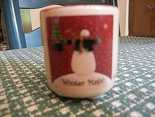Snowman Votive Candle Holder “Winter Magic”