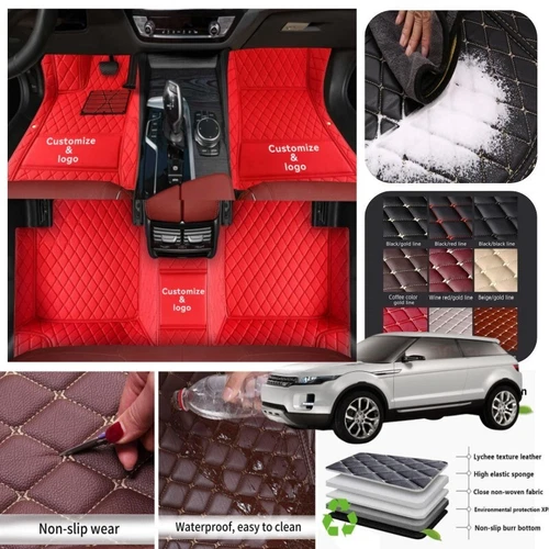 For Land Rover Car Floor Mats All Series Non-slip Liner Carpet Waterproof Custom - Imagen 9 de 43