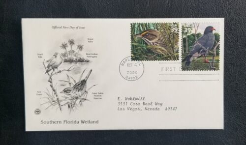US FDC # 4099H & 4099A Southern Florida Wetland 2006. - Picture 1 of 6