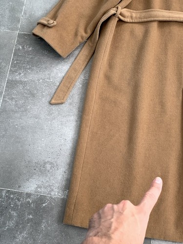 Women's HERNO Cashmere OVERSIZED Trench Coat Formal Jacket Mac IT 48 EU 44 UK 16 - Picture 24 of 24