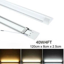 LED Batten Tube Light 2FT/3FT/4FT/5FT Garage Strip Light Outdoor Waterproof UK