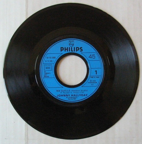 Johnny HALLYDAY (SP 45T) MA GUEULE (1980) - Bild 3 von 3