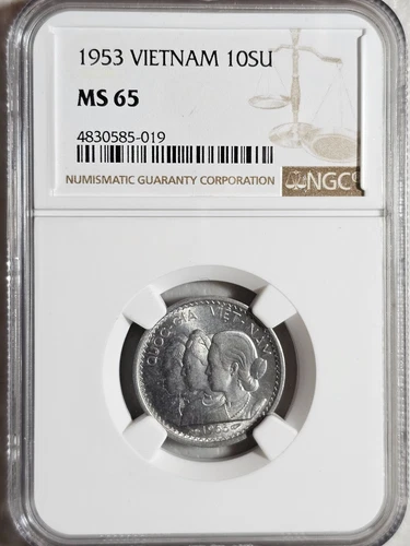 Vietnam 10 Su 1953 NGC MS 65
