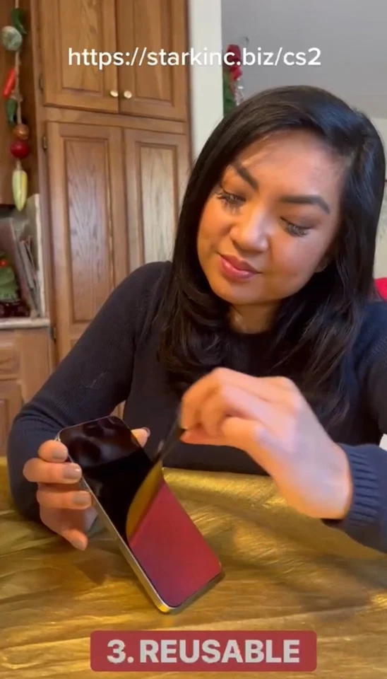 New Reusable Color Changing Privacy Screen Protector iPhone 17 16 15 14 Pro Max - Image 4 of 4