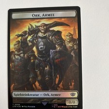 Token Ork Armee/ Speise Magic The Gathering Foil Herr Der Ringe 