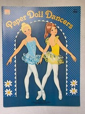 VINTAGE - Dancers Paper Doll Book - Whitman