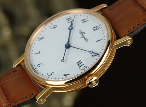 Breguet Classique Automatic 18kt Rose Gold White Arabic Dial 5...