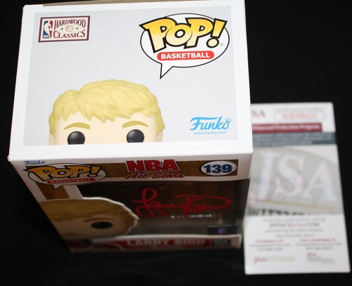Larry Bird signed NBA All-Stars Funko Pop with Case, Boston Celtics, JSA COA - Picture 6 of 7