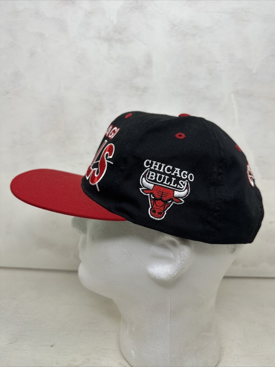 Vintage 90s Chicago Bulls Snapback Hat/Cap NBA - Game Time