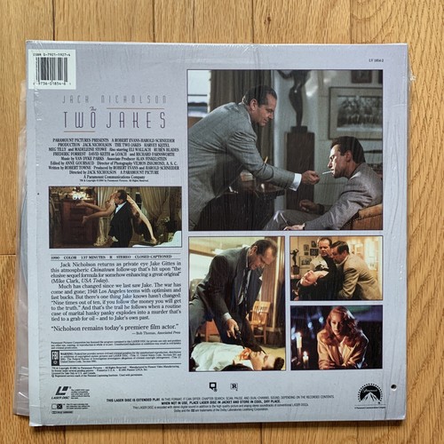 The Two Jakes Jack Nicholson 2LD Laserdisc Set - Picture 2 of 3