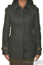 Fay Blue Adjustable Sleeve Cotton Womens Lightweight Jacket Coat - Xs