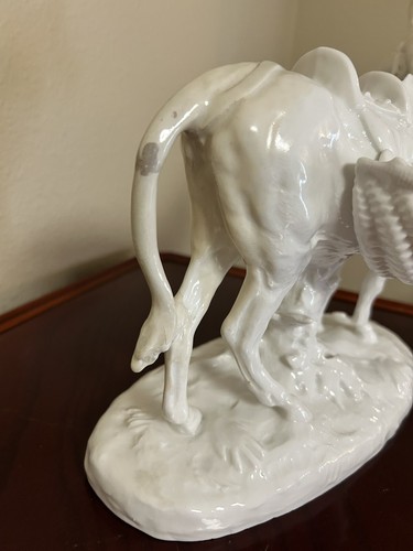 18th Century Meissen Marcolini White Porcelain Pack Mule Johann Kandler - Picture 5 of 12
