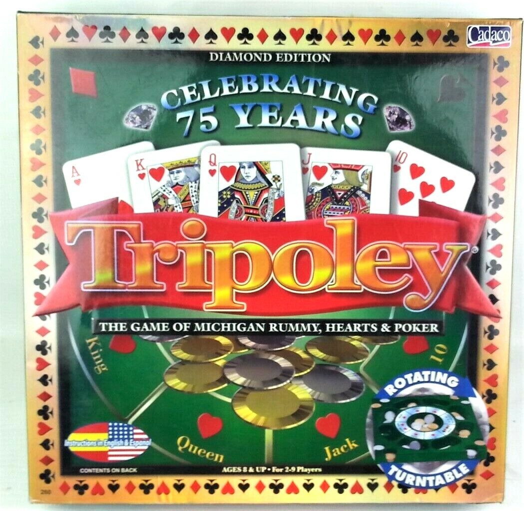 Tripoley Diamond Edition 75 Years 2006 Rotating Turntable COMPLETE Card Game  | eBay