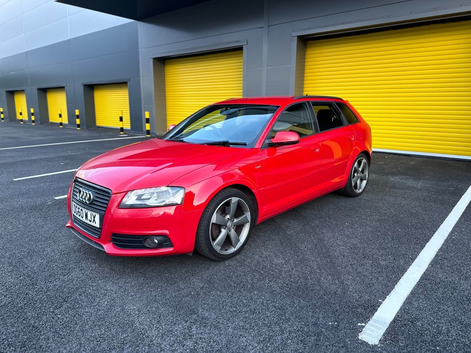 Red Audi A3 Black Edition S Line 5dr Cambelt Done, Flat Bottom Wheel