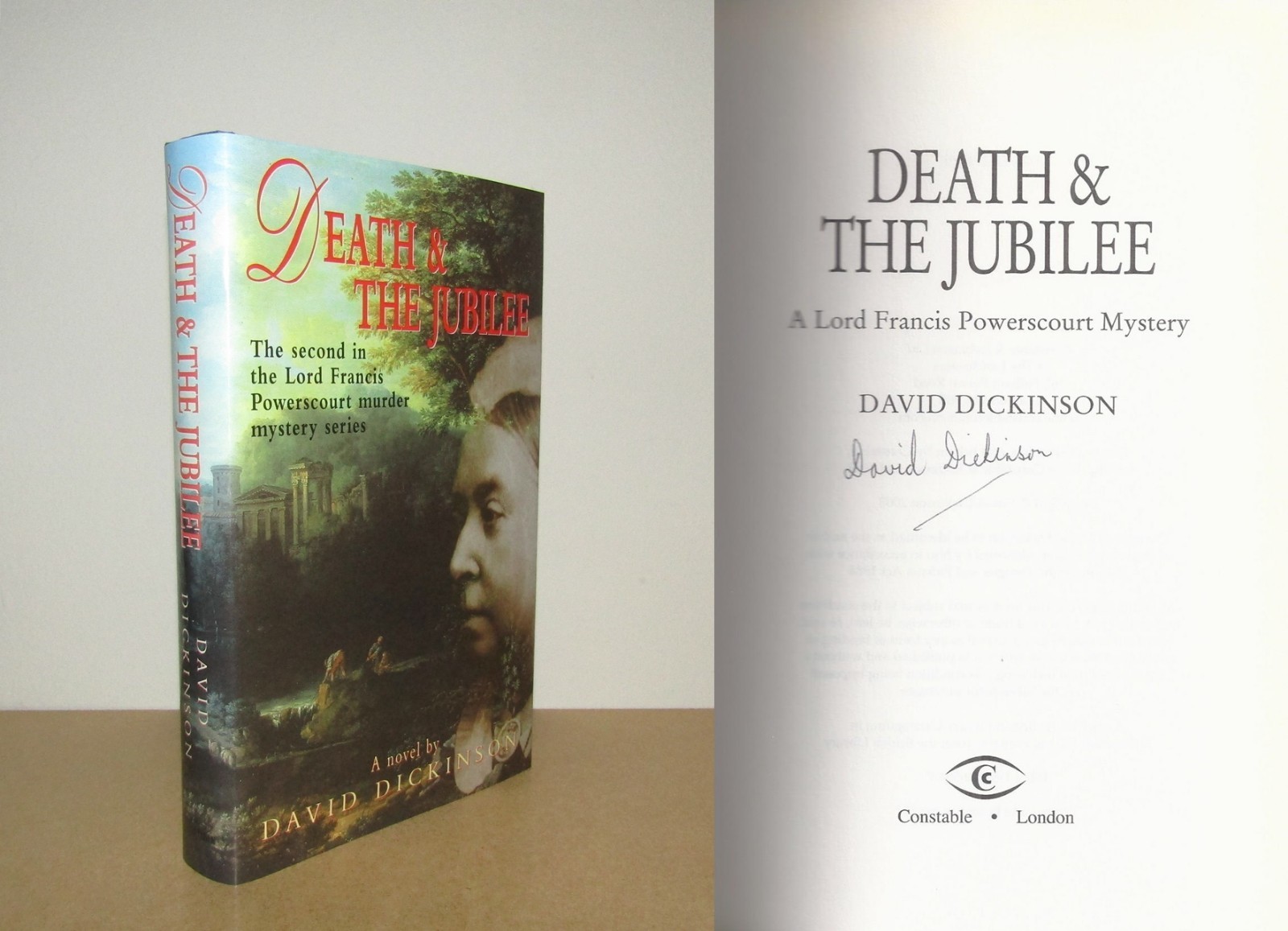 David Dickinson - Death & The Jubilee - Signed - 1st/1st (2003 First Edition DJ)