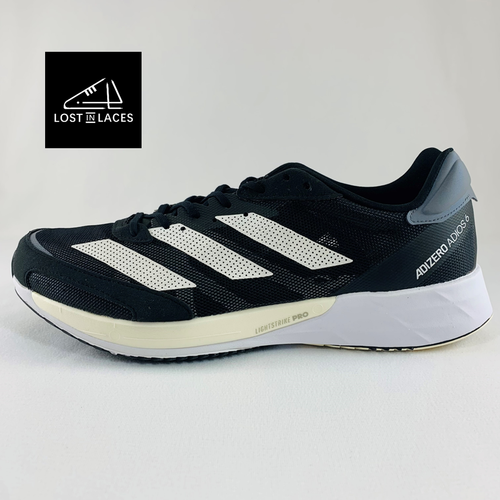 Adidas Adizero Adios 6 Black White (Men's Sizes) New Running Shoes H67509 | eBay