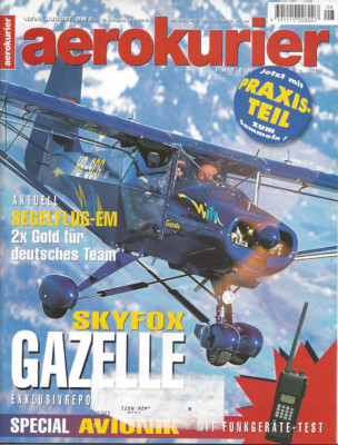 aerokurier  international 8/1996 August Sky Fox Gazelle