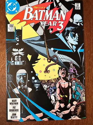 その他 Batman Year 3 Part 3 of 4 DC Comics Batman Year 3 parts 1-4. #436-439. Complete Set. DC Comics. 1989