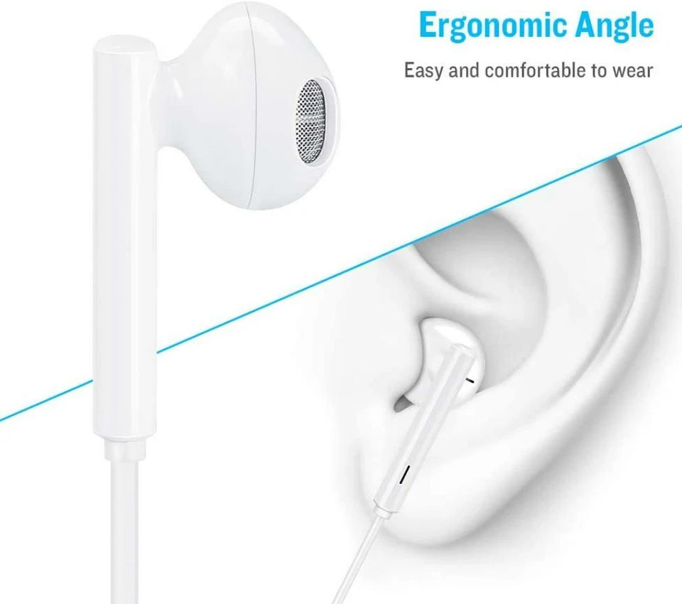 USB-C Type C Headphones Earphones with Mic For iPad pro 12.9 11 inch with type C - Image 2 of 4