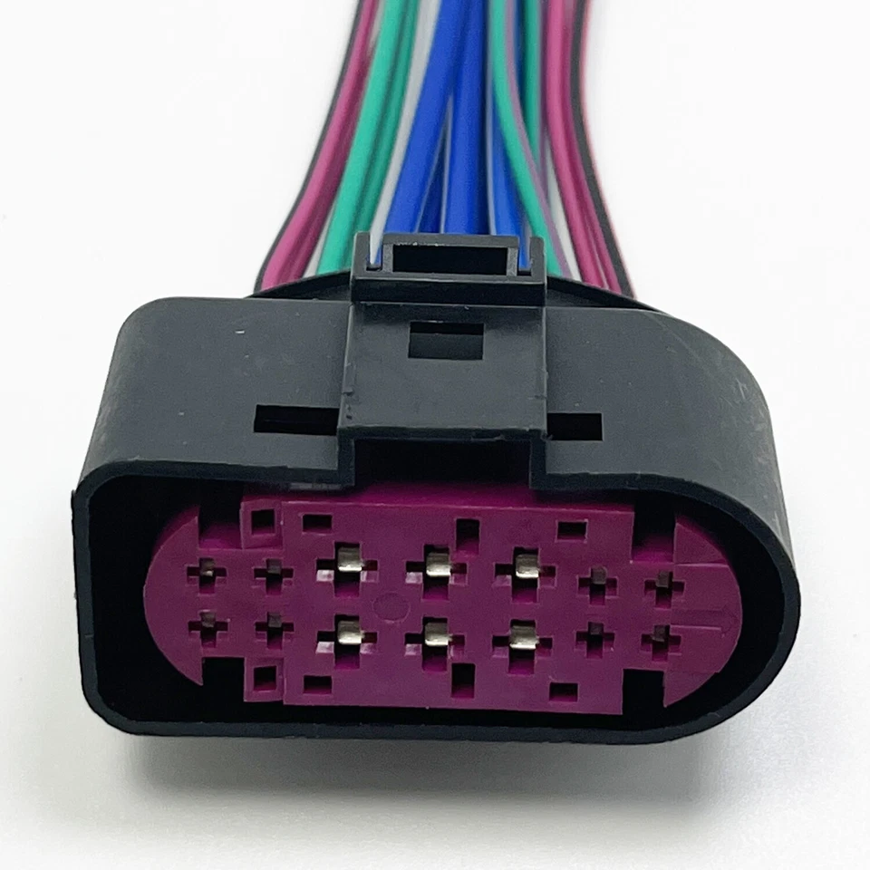 Conector de faros de xenón coleta enchufe 14 pines Hi-Q nuevo para AUDI Q5 A4 1J0973737 Foto 3 de 4