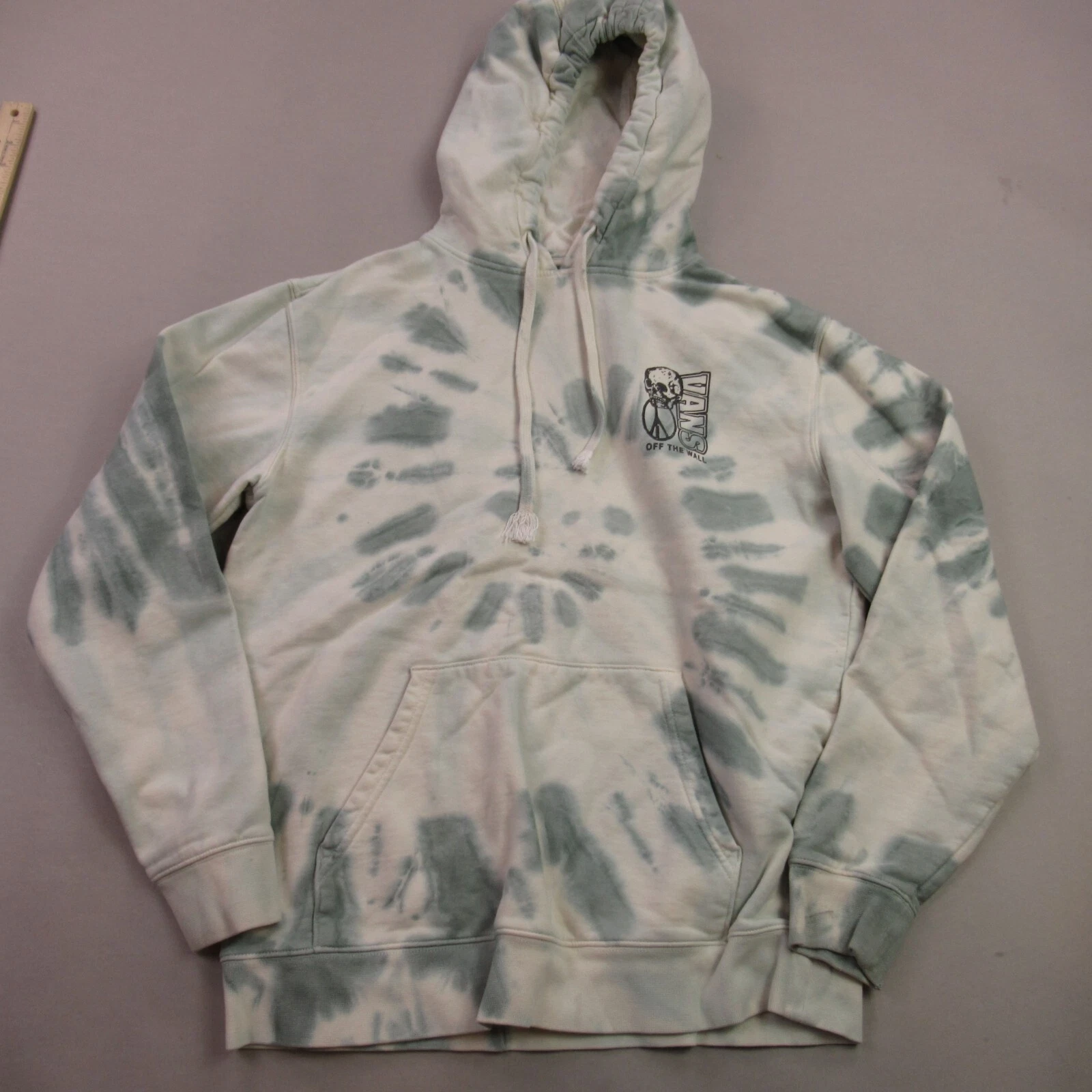 Vans Hoodie Mens Small Long Sleeve Hooded Pullover Pockets Outdoors
