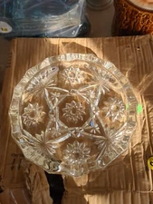 Vintage glass ashtray