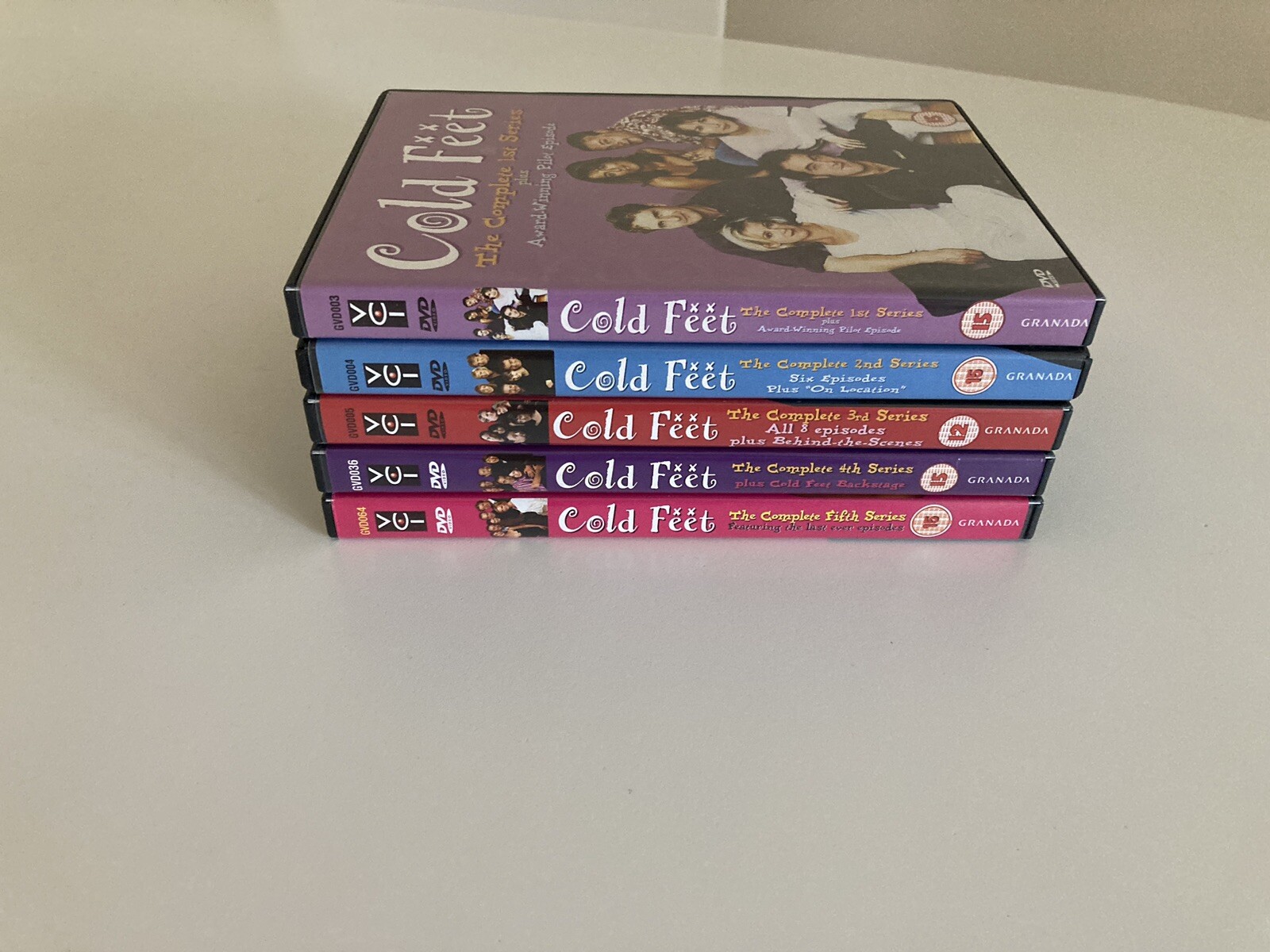 Cold Feet: Complete 1-5 Seasons  (DVD, 2003) All In very Good Condition