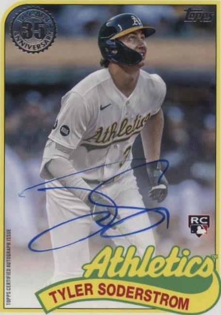 2024 Topps Series 1 - 1989 Topps Baseball Autographs Tyler