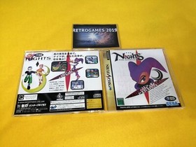 Nights Into Dreams  SEGA SATURN SS SPINE CARD + REG CARD