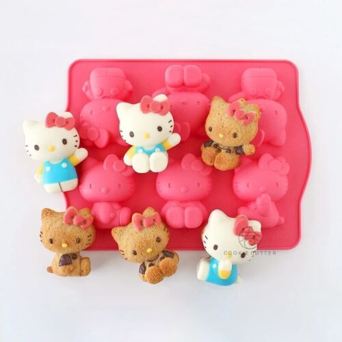 Hello Kitty Pompom Purin Cakes Baking Mould Kawaii Anime Cartoon Silicone - Picture 1 of 8