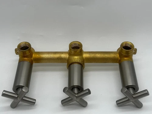 Bathtub Faucet Set,Wall Mount Tub Faucet with Handheld Shower Wand and Spout